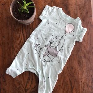 Aqua Winnie The Pooh Onesie